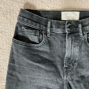 Everlane black cropped jeans. Size 24. Button fly. VGUC